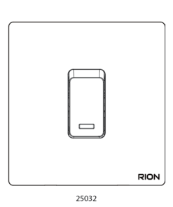 Bộ công tắc đơn 2 cực 32A 250V~ Màu trắng, Elegant, 2532AGW