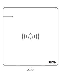 Bộ nút nhấn chuông 16A 250V~ Màu trắng, Elegant, 25D01GW