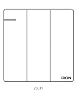 Bộ công tắc ba 1 chiều 16AX 250V~ Màu trắng, Elegant, 25031GW